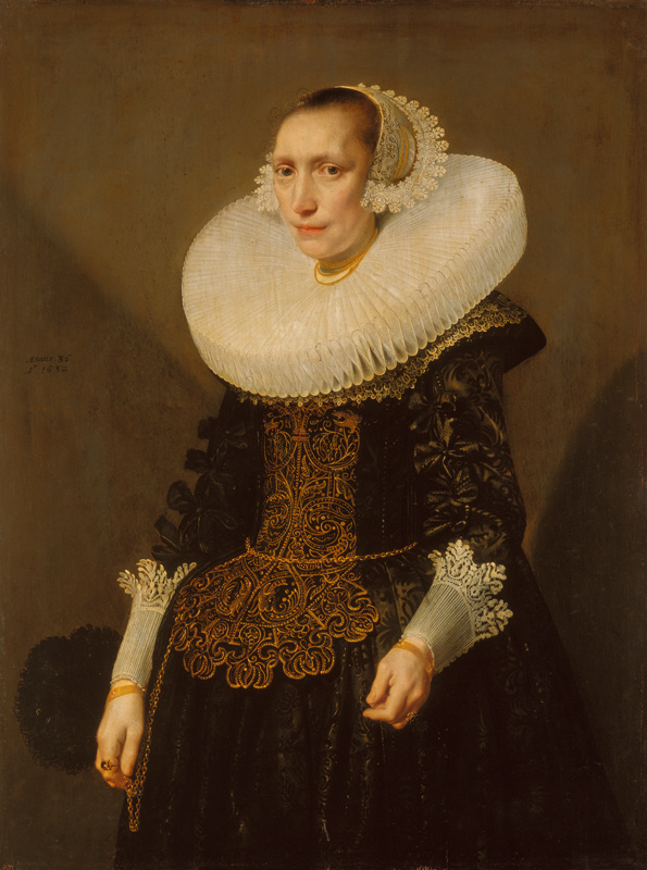 Portrait of a Lady van Michiel van Miereveld