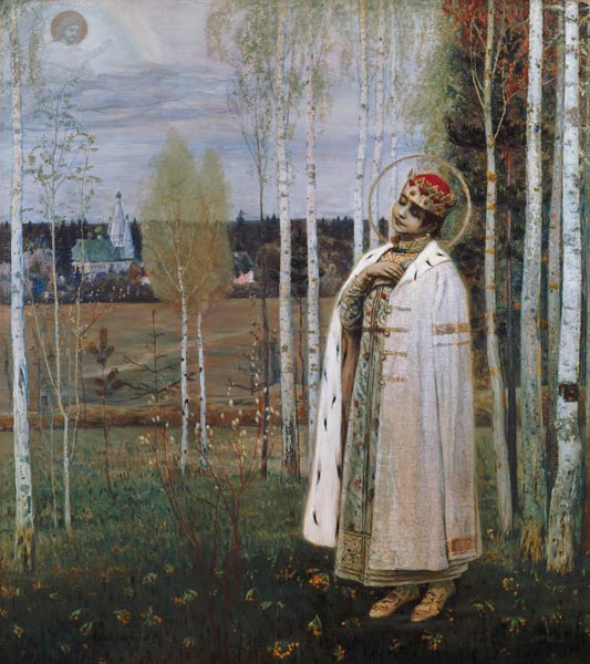 Tsarevich Dimitry, son of the Assassinated Tsar Nicholas van Mikhail Vasilievich Nesterov