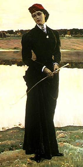 Portrait of Olga Nesterova or, Woman in a Riding Habit