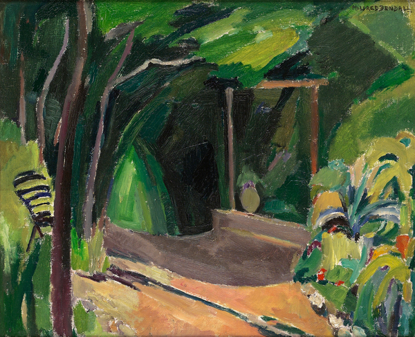 Un coin de jardin, c van Mildred Bendall