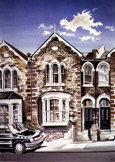 George Cragg''s Birthplace at Number 22, 1997 (w/c on paper)  van Miles  Thistlethwaite