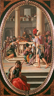 Lavinia am Altar. van Mirabello Cavalori
