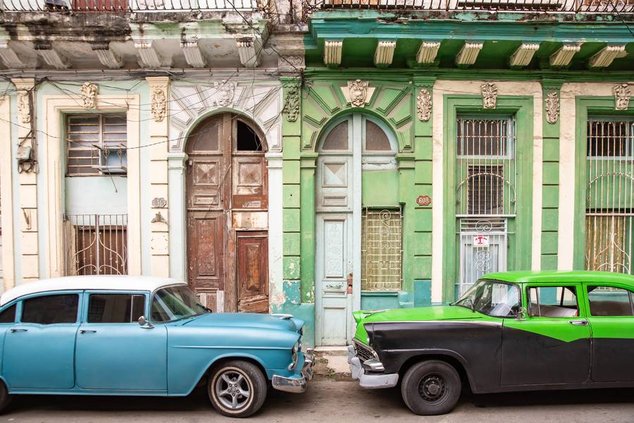 Oldtimer in Havanna, Kuba van Miro May