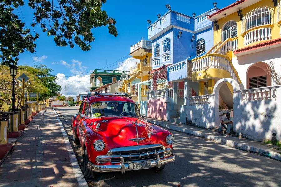TAXI Trinidad, Kuba van Miro May