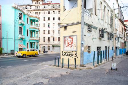 Oldtimer in Havana, Cuba. Street in Havanna, Kuba