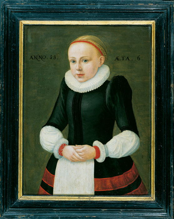Portrait of Susanna Völker van Mittelrheinischer Meister von 1588