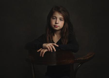 Portrait of daughter