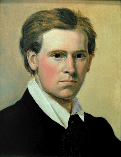 Moritz von Schwind, Self-portrait van Moritz von Schwind