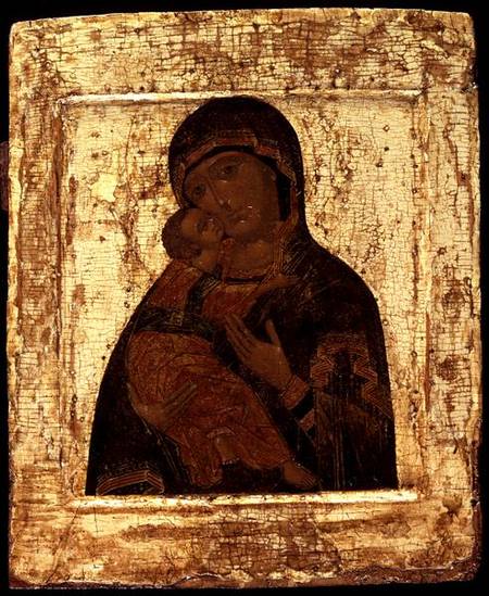 Icon of the Virgin of Vladimir van Moscow school