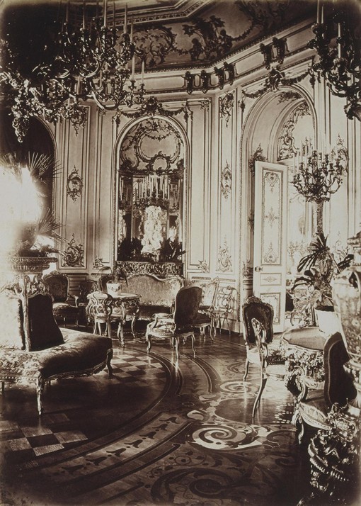 The Stroganov palace in Saint Petersburg. Oval Living Room van Mose Bianchi