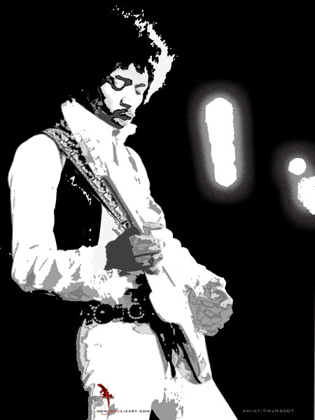 Jimi Hendrix van Matthias Müller