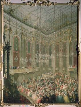 Recital by the Young Wolfgang Amadeus Mozart in the Redoutensaal, on the occasion of the wedding of