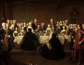 Wedding Breakfast of Empress Maria Theresa of Austria and Francis of Lorraine, later Francis I