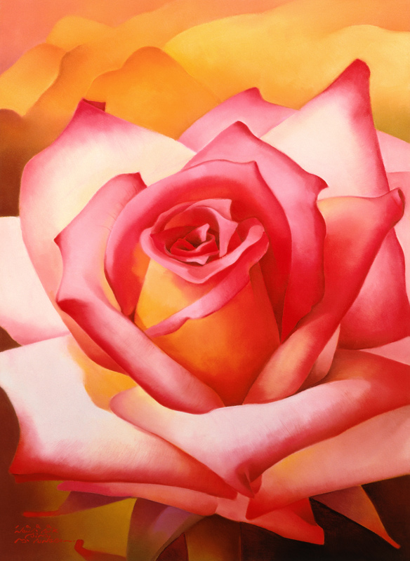The Rose, 1999 (oil on canvas)  van Myung-Bo  Sim