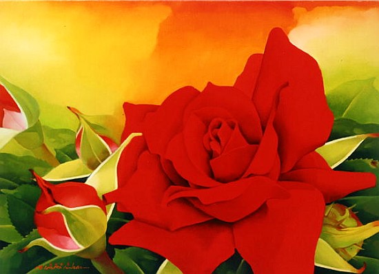The Roses, 2003 (oil on canvas)  van Myung-Bo  Sim