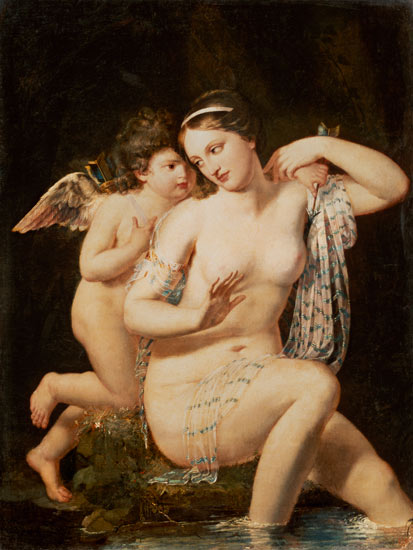 Venus and Cupid van N. de Courtaille