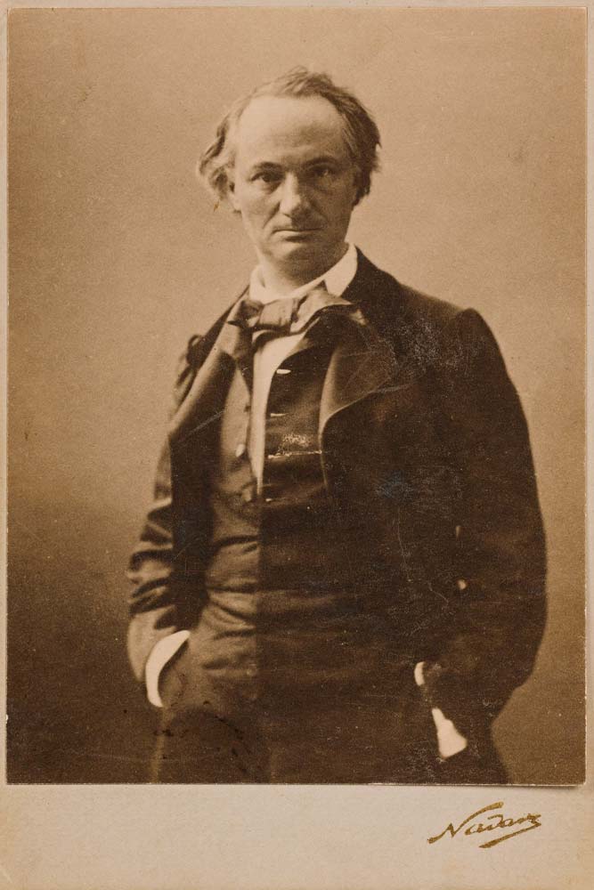 Charles Baudelaire (1821-1867) van Nadar