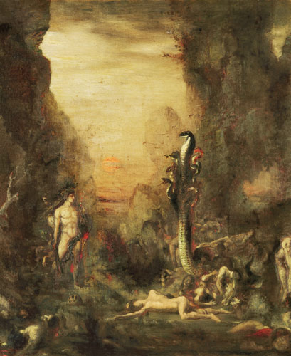 Hercules and the Lernaean Hydra, after Gustave Moreau van Narcisse Berchere