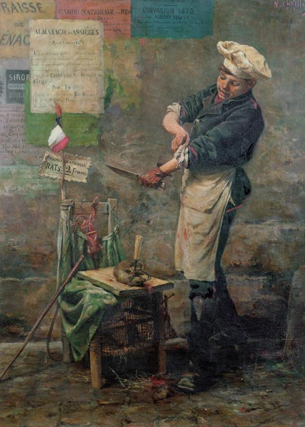 Rat Seller during the Siege of Paris van Narcisse Chaillou