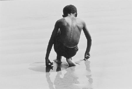 Boy Playing in the Sand at Coney Island, Untitled 30