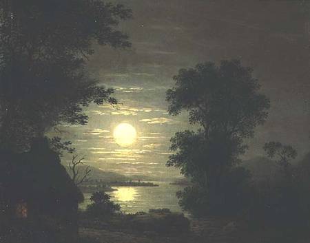 Landscape by Night van Nathan Theodore Fielding