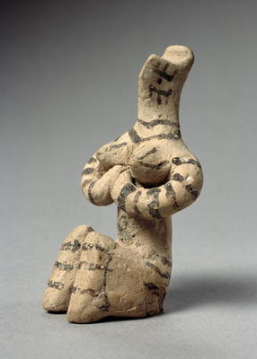 Steatopygous figure, Tell Halaf, 6th-5th Millennium BC (terracotta) van Neolithic