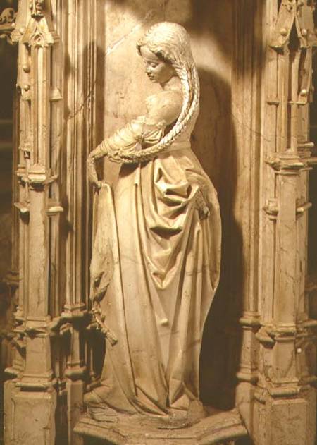 Wise virgin statuette from the tomb of Philibert the Fair (1480-1504) Duke of Savoy van Netherlandish School
