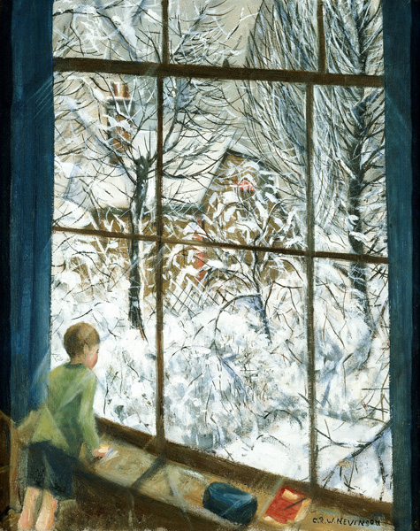 Blick in den Schnee van Christopher R.W. Nevinson