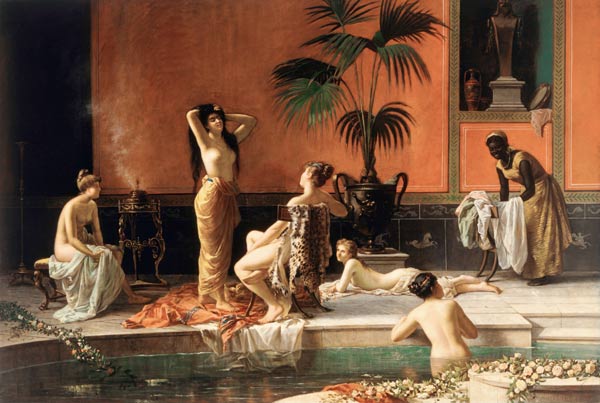 Pompeian bath (Pompejanisches Bad) van Niccolo Cecconi