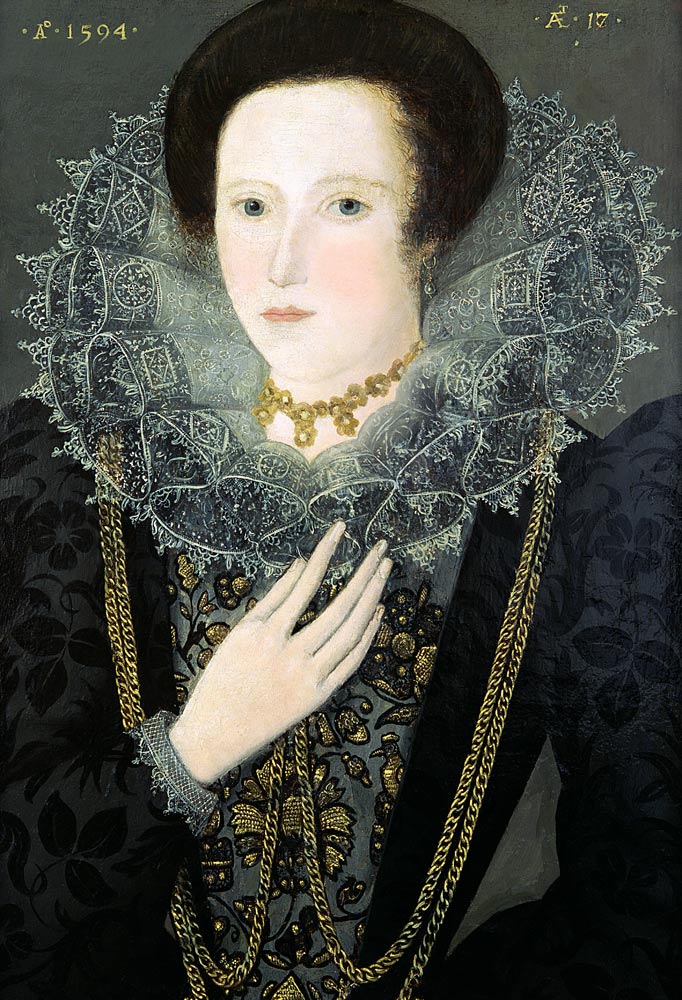 Jane Huddleston (b.1577) at the age of 17 van Nicholas Hilliard