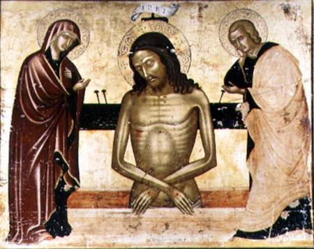 Christ Crucified with Mary and Joseph van Nicola Zafuri