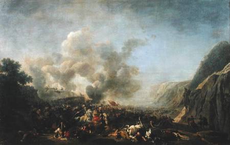 General Jean Andoche Junot (1771-1813) Duc d'Abrantes, at the Battle of Nazareth van Nicolas Antoine Taunay