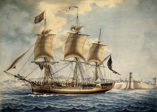 Ship Alfred of Salem van Nicolas Cammillieri