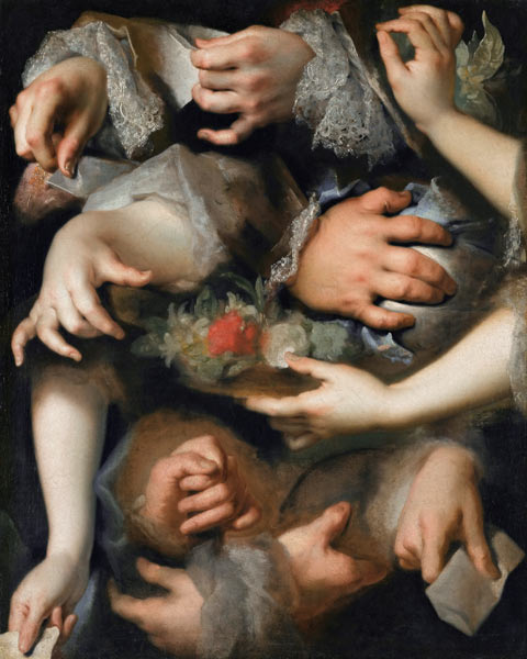 Study of Hands van Nicolas de Largillière