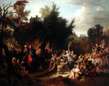 The Entry of Christ into Jerusalem van Nicolas de Largilliere