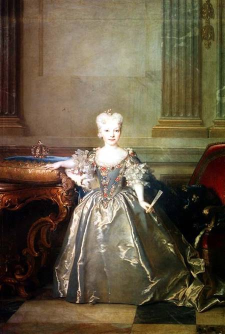 Infanta Maria Anna Victoria de Bourbon van Nicolas de Largilliere