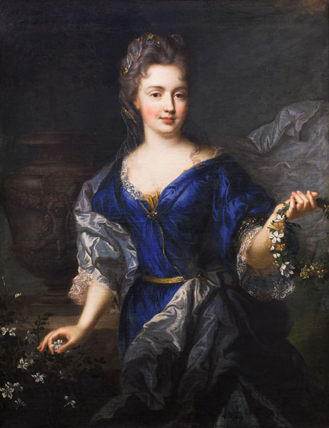 Marie-Anne de Bourbon (1666-1739) Princess of Conti van Nicolas de Largilliere