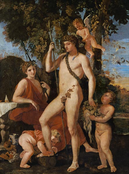 Bacchus / Dionysus van Nicolas Poussin