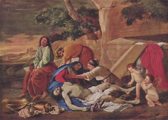 Beweinung Christi van Nicolas Poussin