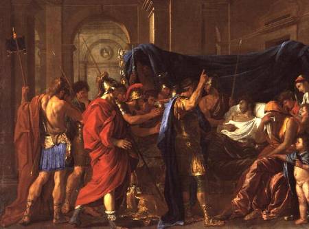 The Death of Germanicus van Nicolas Poussin