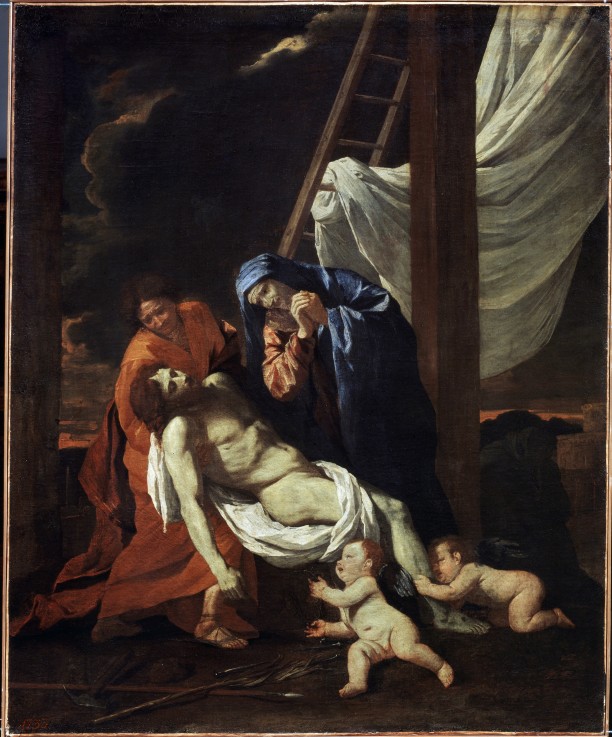 The Descent from the Cross van Nicolas Poussin