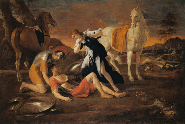 Tancred und Herminia van Nicolas Poussin