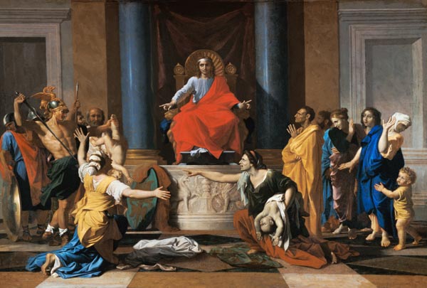 The Judgement of Solomon van Nicolas Poussin