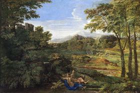 Landscape with two Nymphs and a Snake