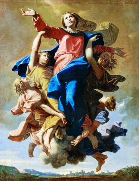 The Assumption of the Virgin van Nicolas Poussin