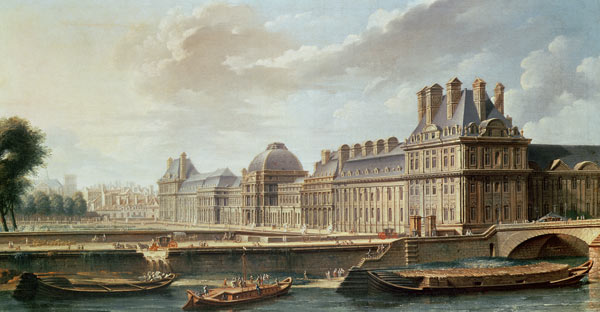 The Palace and Garden of the Tuileries van Nicolas Raguenet