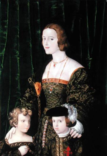 Joanna the Mad of Castille (1479-1555) and his sister van Nicolaus Alexander Mair von Landshut