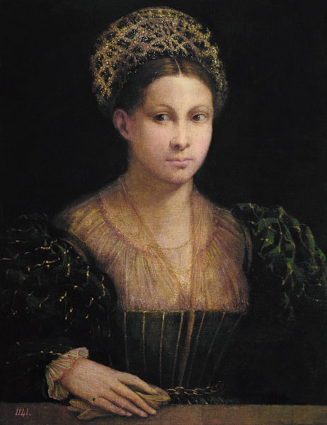 The Lady with the Green Turban van Nicolo dell' Abate