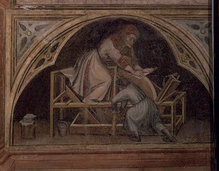 The Knife Grinder, from 'The Working World' cycle after Giotto van Nicolo & Stefano da Ferrara Miretto