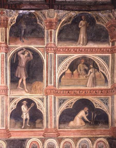 The Month of July, from a series of murals depicting the Astrological Cycle van Nicolo & Stefano da Ferrara Miretto